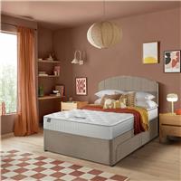 Silentnight Middleton Memory Pocket Superking 4 Drawer Divan Bed - Sandstone
