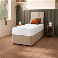 Silentnight Marlow 1000 Mirapocket Single Divan Bed - Sandstone