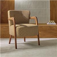 Habitat Yanni ll Jacquard Fabric Accent Chair - Khaki
