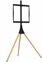 AVF AR-TR40LW Up to 65 Inch Tripod TV Stand - Light Wood