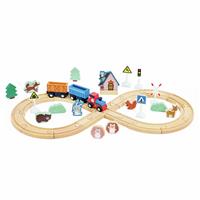 Chad Valley Alfie And Jo Wooden Train Set