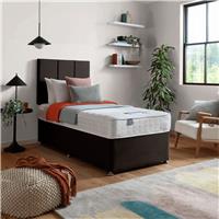 Silentnight Hatfield Single Memory Divan Bed - Charcoal