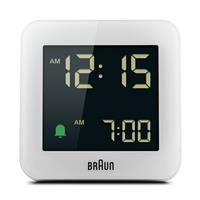 Braun Digital Alarm Clock - White
