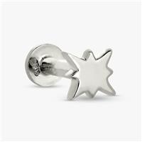 Revere Sterling Silver Star Flatback Earring