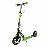 Zinc Verge Pro XL230 Big Wheel Folding Scooter - Black And Lime Green