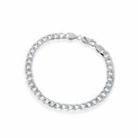 Revere Sterling Silver Curb Chain Bracelet