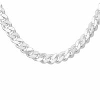 Revere Sterling Silver Stardust Curb 20 Inch Chain
