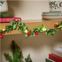 Argos Home Foliage Berries Light Garland