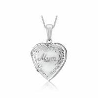 Revere Sterling Silver Mum Locket Necklace