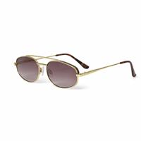 Liars & Lovers Metal Browbar Oval Sunglasses