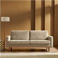 Habitat Della Fabric 3 Seater Sofa - Natural