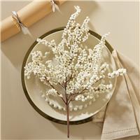 Argos Home White Berry Christmas Pick