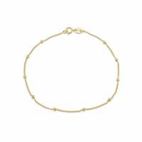 Revere 9ct Yellow Gold Curb And Ball Bracelet