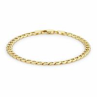 Revere 9ct Yellow Gold Curb Chain Bracelet