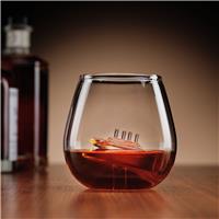 Menkind Connoisseur Creations Sinking Ship in Glass