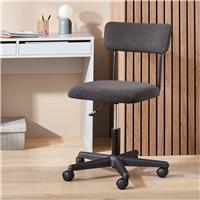 Argos Home Bower Metal Office Chair - Black