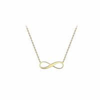Revere 9ct Yellow Gold Infinity Chain Necklace