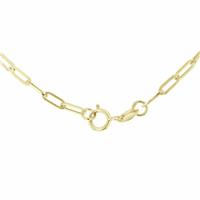 Revere 9ct Yellow Gold Paperlink 18 Inch Chain