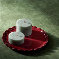 Habitat Wavy Red Candle Plate