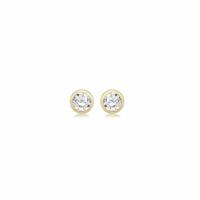 Revere 9ct Yellow Gold Labret Stud Earring