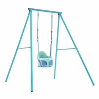 TP Bluey Metal Kids Garden Swing Set with Quadpod - Blue