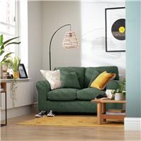 Argos Home Lisbon Fabric 2 Seater Sofa - Green
