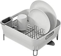 Simplehuman Plastic Compact Dish Rack - White