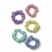 Flitzy Pastel Hair Scrunchies - Pack of 5
