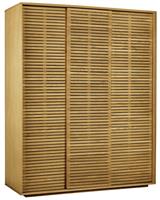 Habitat Max 3 Door Sliding Wardrobe - Oak