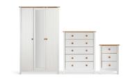 Argos Home Scandinavia 3 Piece 3 Door Wardrobe Set -Two Tone