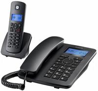 Motorola C4201 Corded Telephone with Digital Cordless Handset - Twin