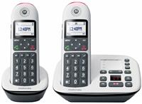 Motorola CD5012 Cordless Telephone with Answer Machine - Twin