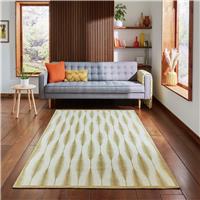 Scion Kasuri Honey Yellow Flatweave Rug - 152x230cm