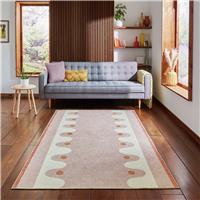 Scion Oakham Blush Pink Flatweave Rug - 152x230cm