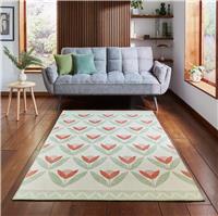 Scion Tulip Trellis Blush Pink Flatweave Rug - 152x230cm