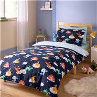 Argos Home Kids Dragon Blue Bedding Set - Toddler