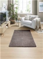 Buddy Mocha Brown Shaggy Rug - 100x150cm