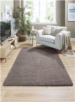 Buddy Mocha Brown Shaggy Rug - 140x200cm