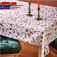 Argos Home Foodie Wipe Clean Tablecloth - White