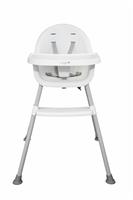 Cuggl Lightweight Plastic Cafe Highchair - White