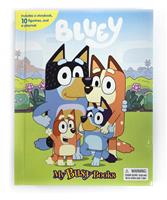 BBC Bluey Kids My Busy Book 10 Figurines and Playmat