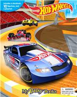 Mattel The Hot Wheels Kids Busy Book with 10 Figurines and Playmat