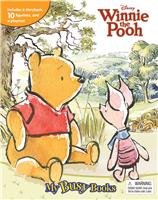 Disney Winnie the Pooh Kids Busy Book with 10 Figurines and Playmat