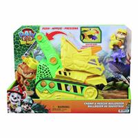 PAW Patrol New Dino Version Chomp and Rescue Bulldozer Rubble Vehicle