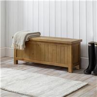 Julian Bowen Aspen Shoe Storage Bench - Natural