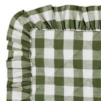 Habitat Gingham Bedspread - Green - 220x200cm