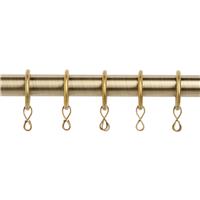 Argos Home 20 Metal Curtain Rings - Antique Brass
