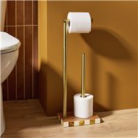 Habitat checkered toilet roll holder Freestanding
