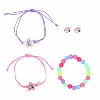 Disney Minnie Mouse & Daisy Duck Bracelet and Earrings Jewellery Set