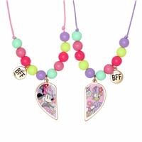 Disney Minnie Mouse and Daisy Duck BFF Necklace Set - Pack of 2